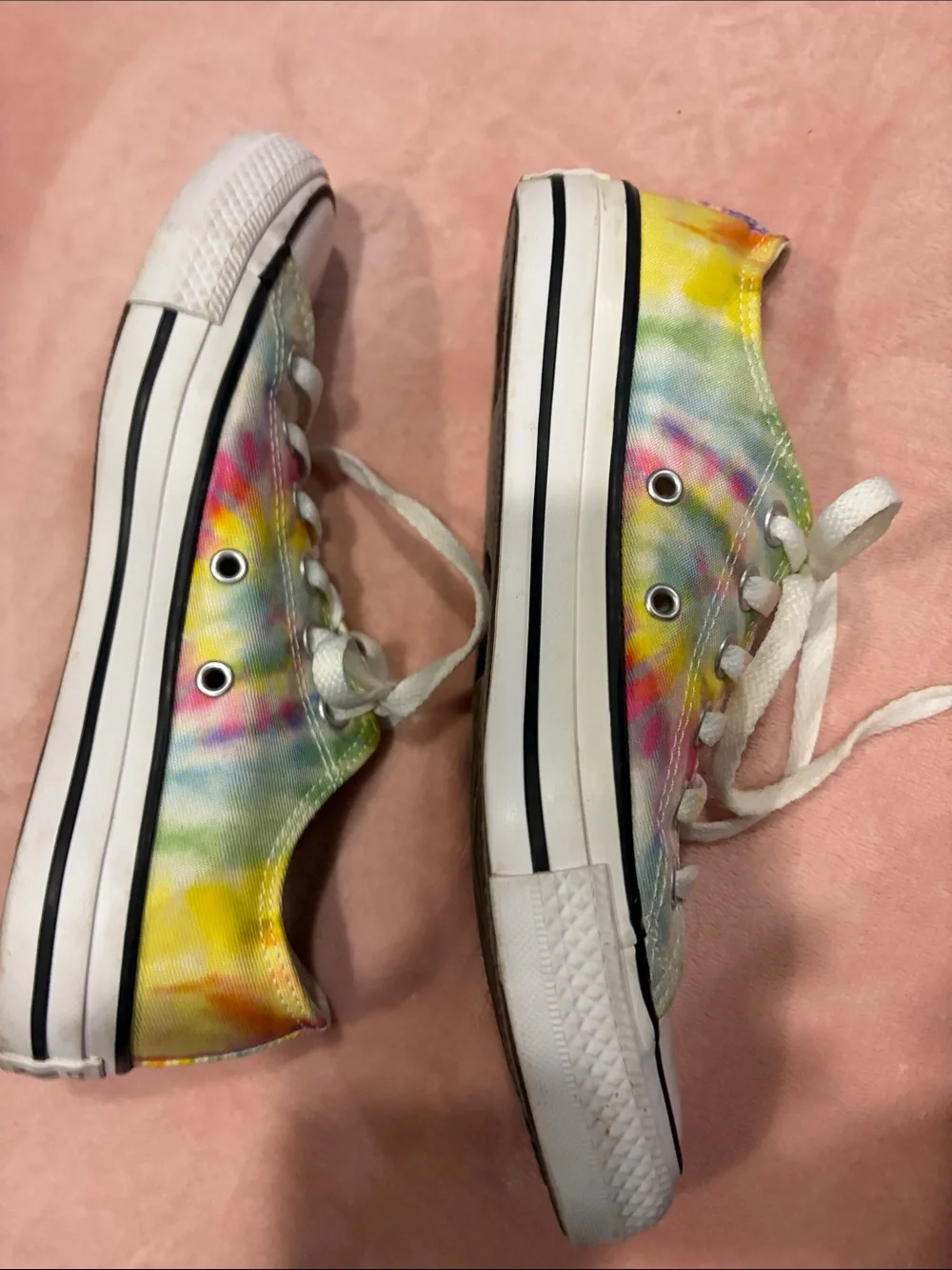 Converse Low Top Sneakers - Pastel Tie-Dye